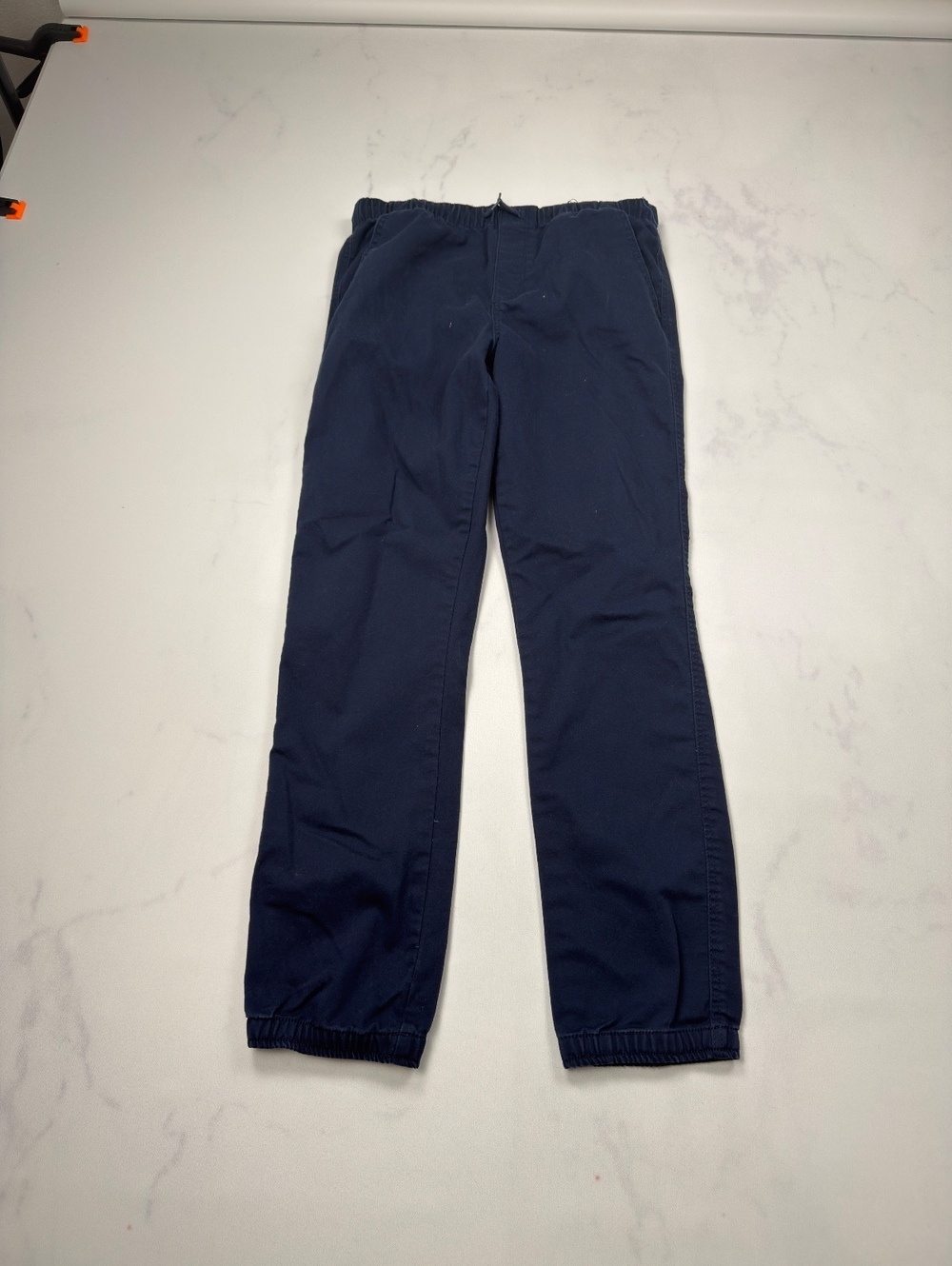 LAZER Pants Navy Casual Elastic Hem - Boys 18